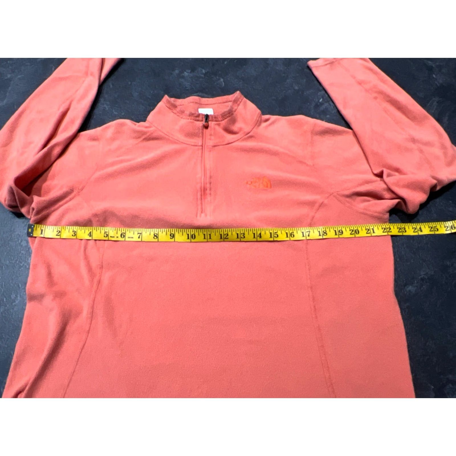 The North Face The North Face Women L 1/4 Zip Peach Orange Fleece Pullover Jacket Shirt? Size L / US 10 / IT 46 - 7 Thumbnail