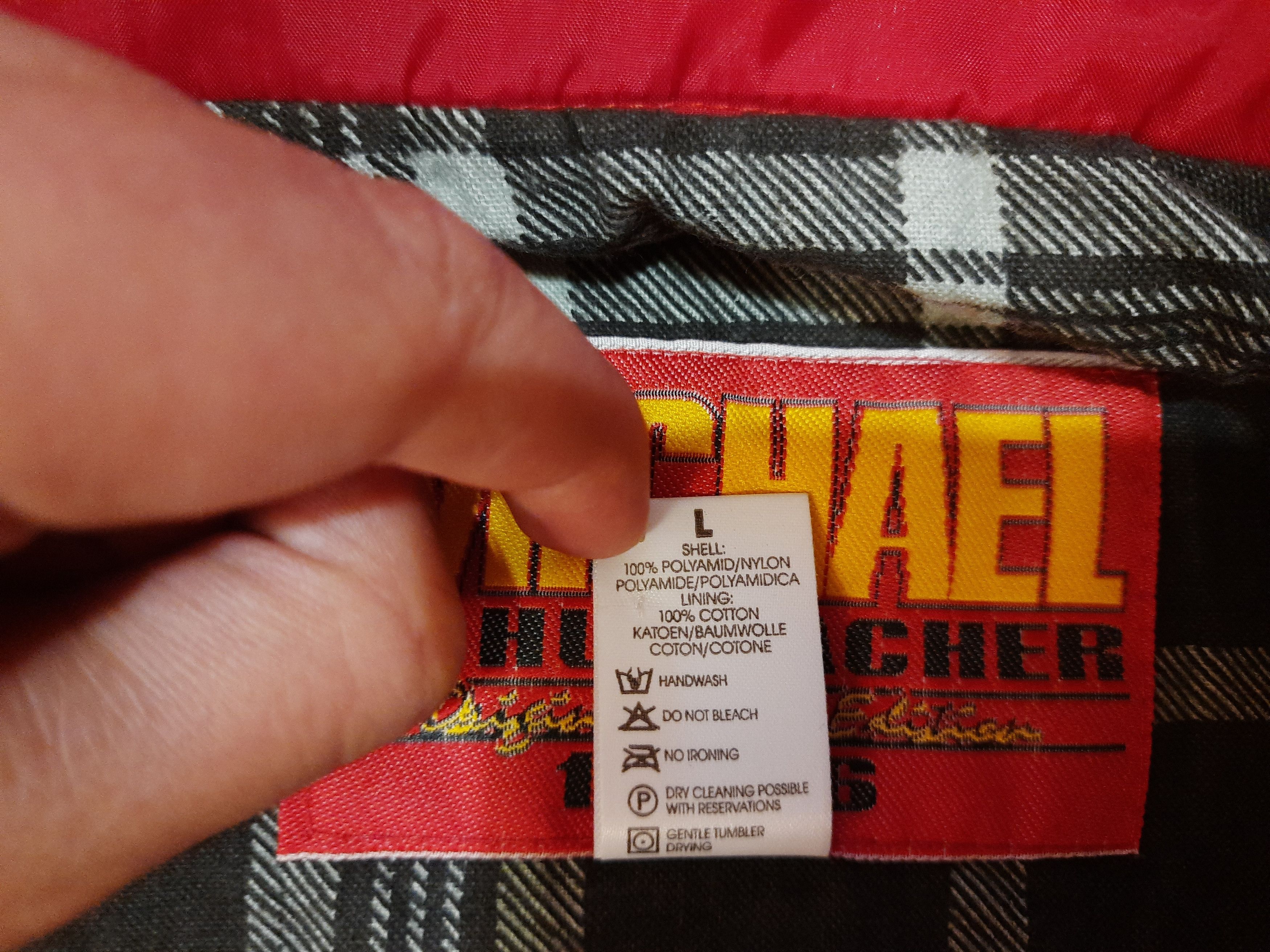Formula 1 Michael Schumacher Back Logo Ferrari Formula One Jacket Size US L / EU 52-54 / 3 - 11 Thumbnail