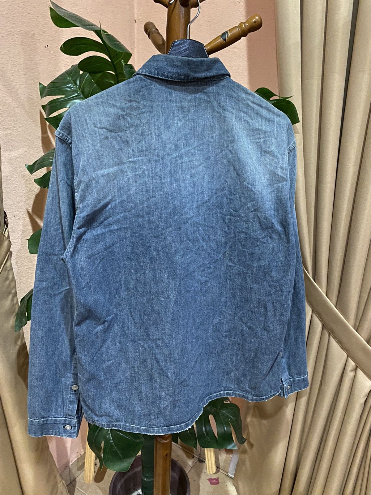 Massimo Osti × Stone Island Stone Island Denim Overshirt Jacket - Italian Made Utility Size US M / EU 48-50 / 2 - 12 Thumbnail