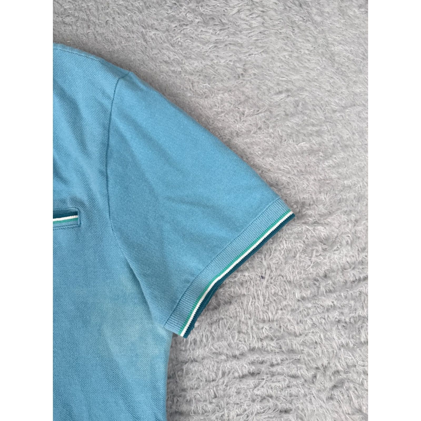 Lacoste Lacoste Polo Shirt Men 3 Blue Short Sleeve 100% Cotton Knit Activewear Sport Size US S / EU 44-46 / 1 - 2 Thumbnail