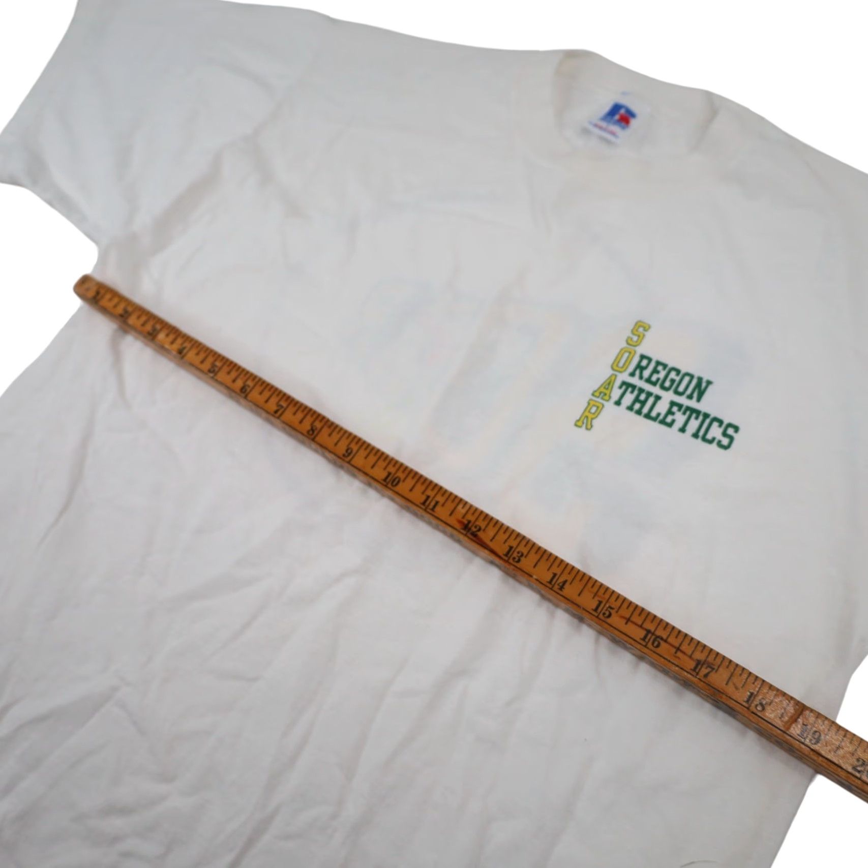 Russell Athletic VINTAGE Russell Athletics SOAR Oregon Athletics Graphic T Shirt White L Mens Size US L / EU 52-54 / 3 - 6 Thumbnail