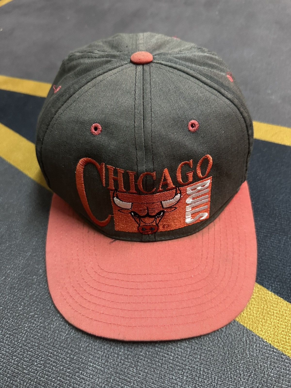 Logo Athletic × NBA × Vintage Vintage 1990 Chicago Bulls Logo Athletic Cap (Dada Buckle) Size ONE SIZE - 3 Thumbnail