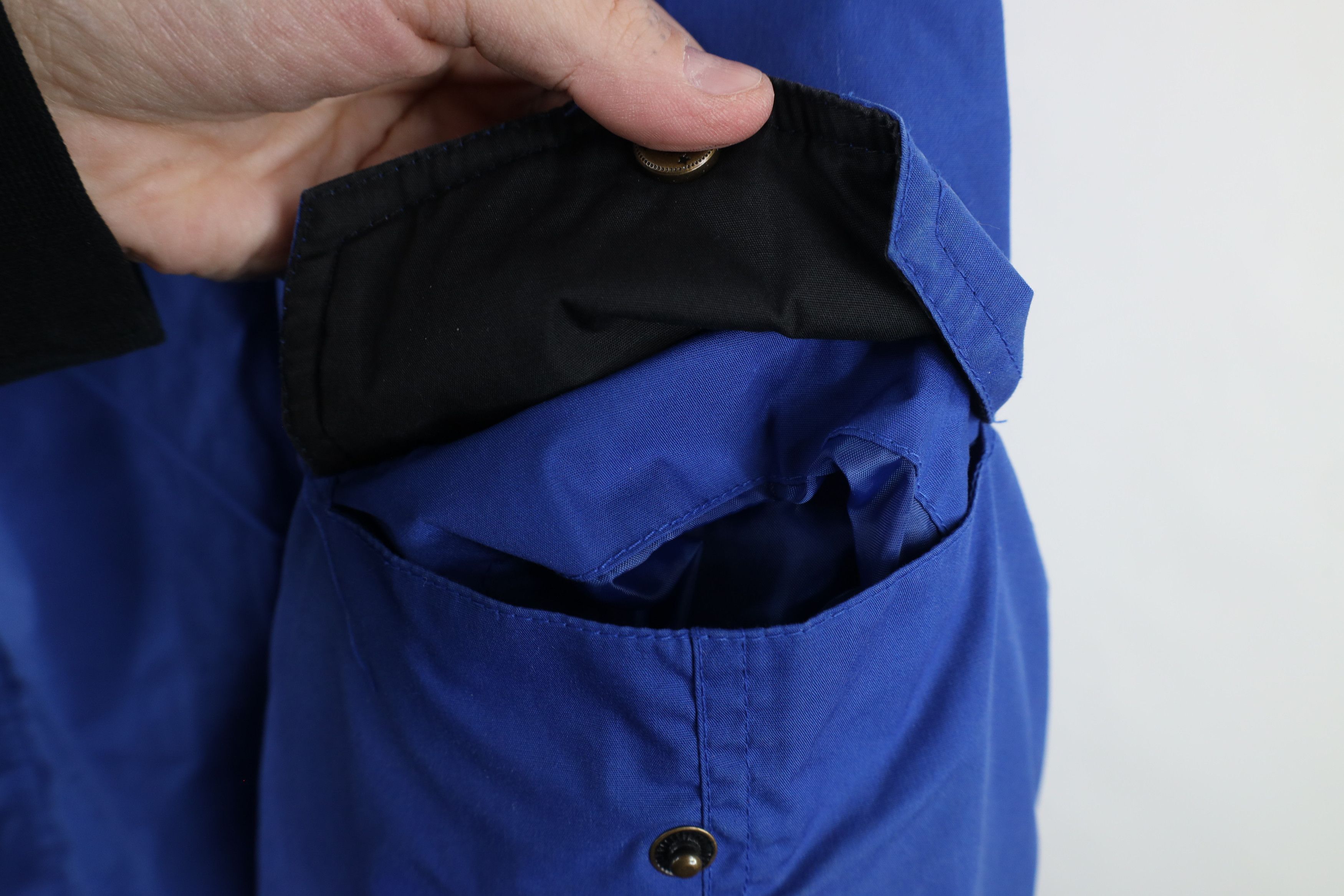 Vintage Vintage 90s Streetwear Winter Puffer Parka Jacket Royal Blue Size US XL / EU 56 / 4 - 5 Thumbnail