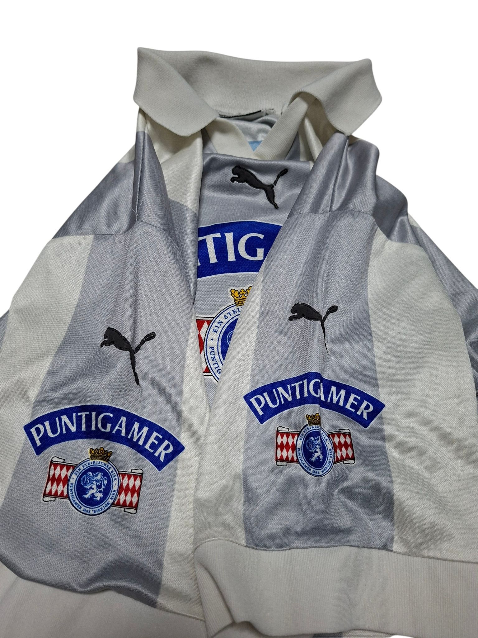 Puma STURM GRAZ PUMA VINTAGE SOCCER JERSEY Size US S / EU 44-46 / 1 - 6 Thumbnail