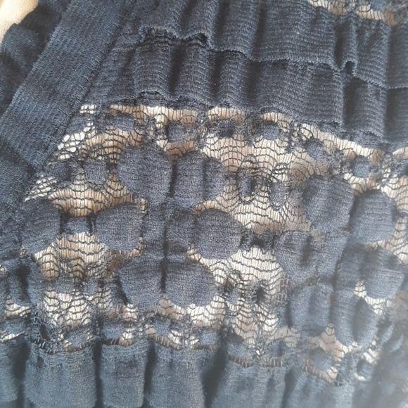 Vintage Vtg 90s Witchy Lolita Grunge Black Lace Dress Sz M Stretch B Size M / US 6-8 / IT 42-44 - 3 Thumbnail