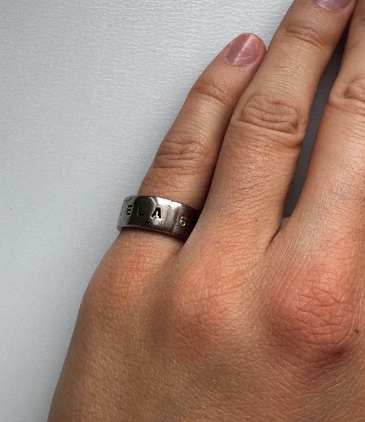 Maison Margiela Maison Margiela brass ring silver size 6 14,9 mm Size ONE SIZE - 7 Thumbnail