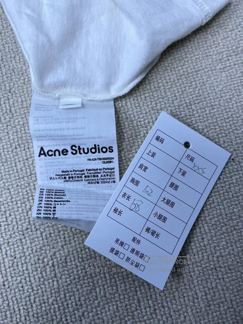 Acne Studios Acne Studios Face Expression Teddy Bear Printed Short Slee Size US XXS / EU 40 - 4 Thumbnail