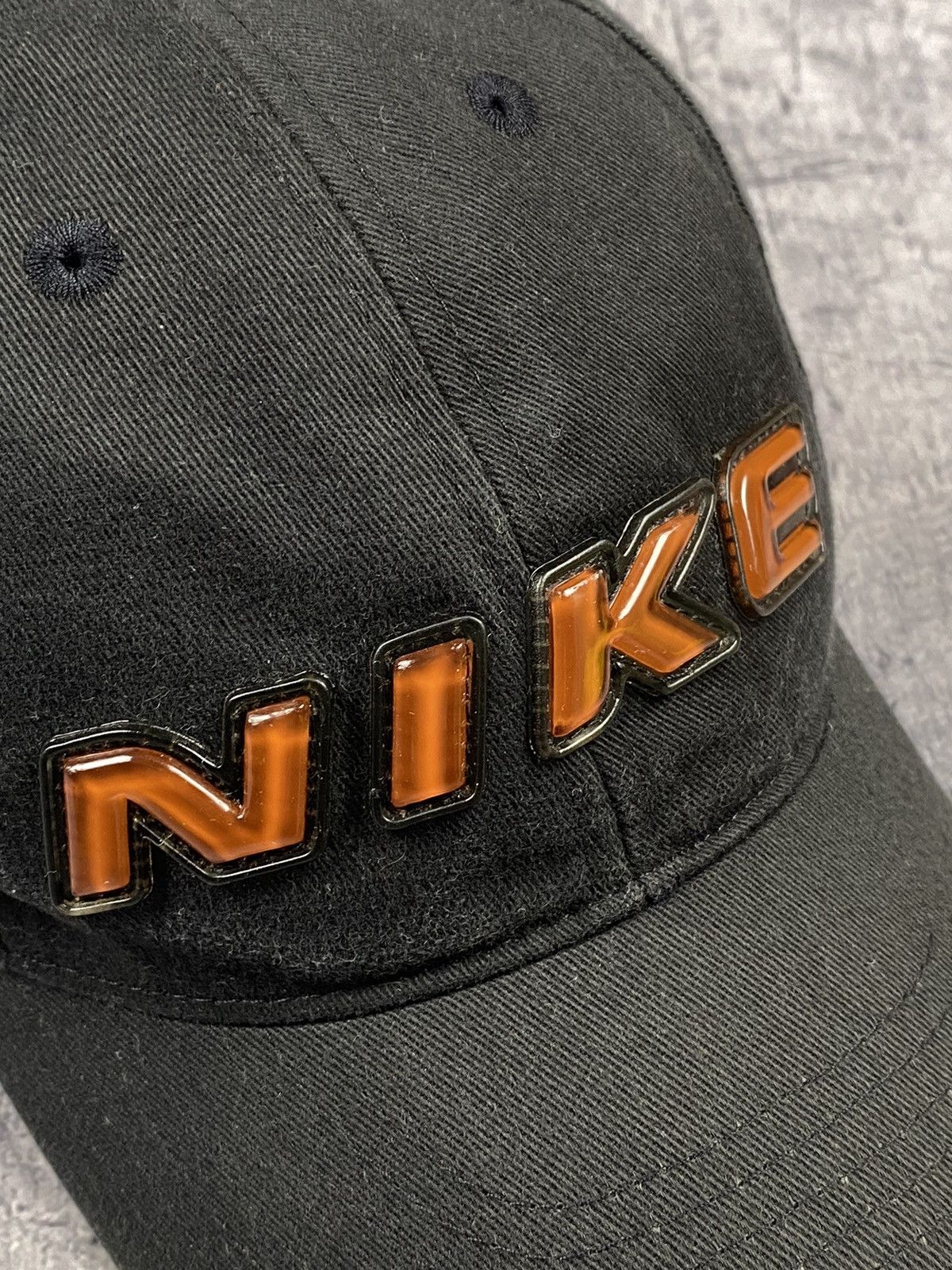 Nike × Vintage Vintage Nike Drill Big Logo Cap Hats Size ONE SIZE - 4 Thumbnail