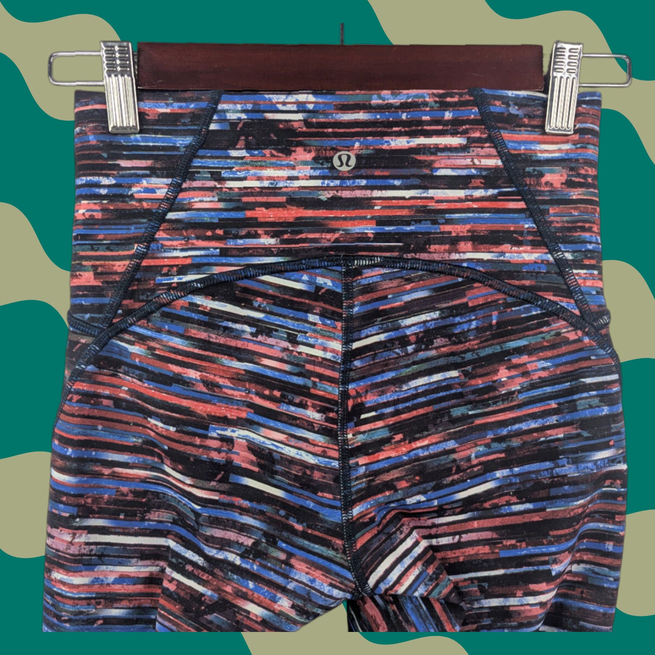 Lululemon Lululemon Train Times 7/8 Pant 25” Hinshu Alpine Multi Size 4 W5AOQS Pant Women Activewear Ankle Multicolor 4 Womens Size 27" / US 4 / IT 40 - 1 Thumbnail