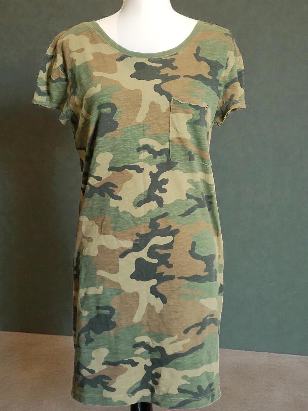 Sanctuary Sanctuary Women's Camouflage Casual T-Shirt Dress Green XS Size XS / US 0-2 / IT 36-38 - 3 Thumbnail