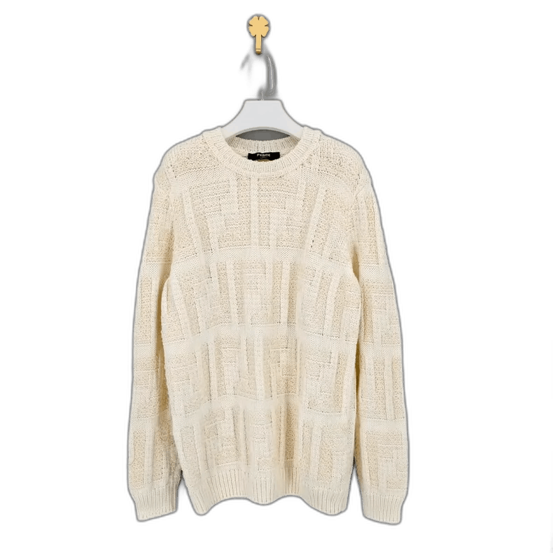 FENDI Double F Logo Knit Sweater-yf
