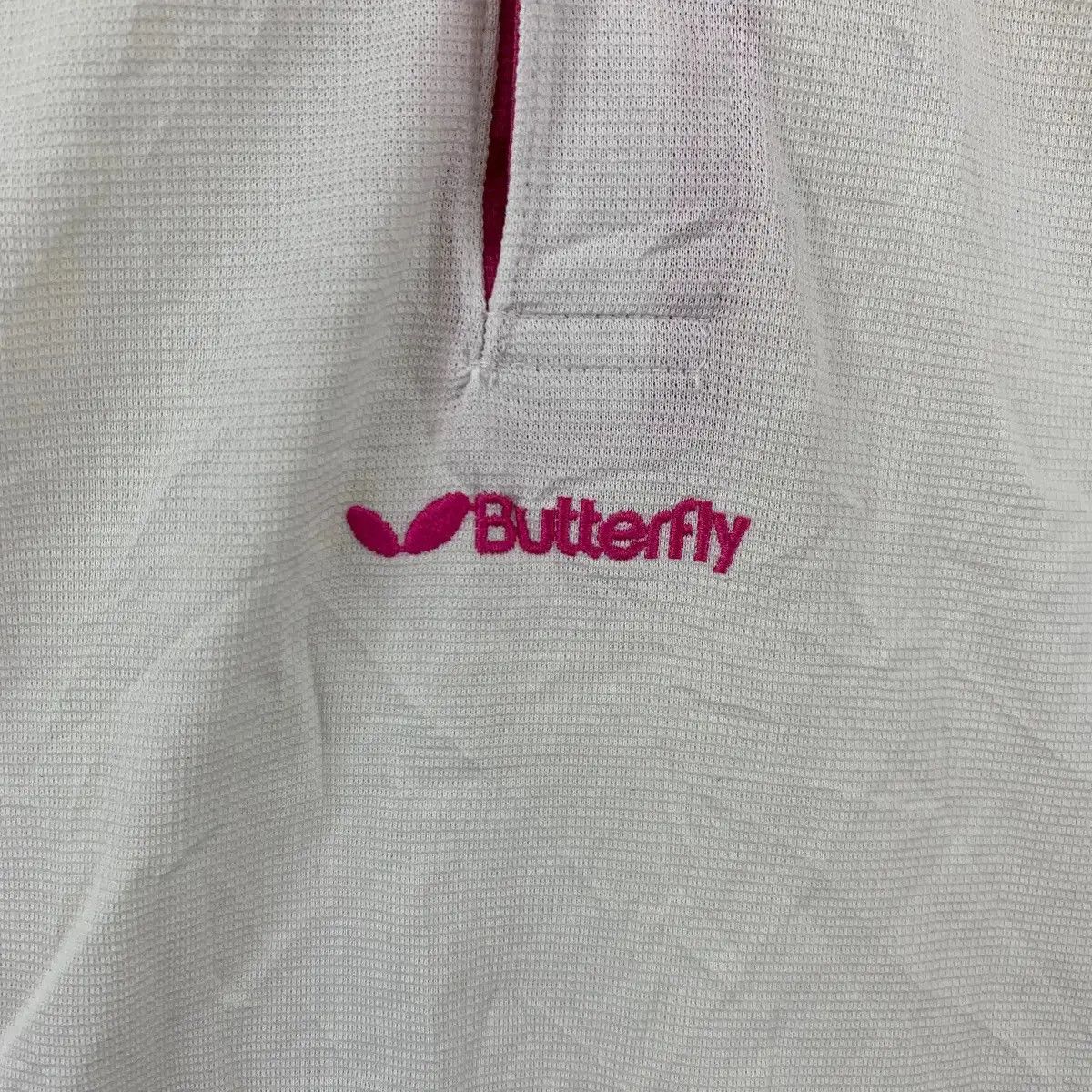 Vintage Vintage BUTTERFLY JAPAN JTTA Table Tennis Polo Tee Shirt Size L / US 10 / IT 46 - 3 Thumbnail