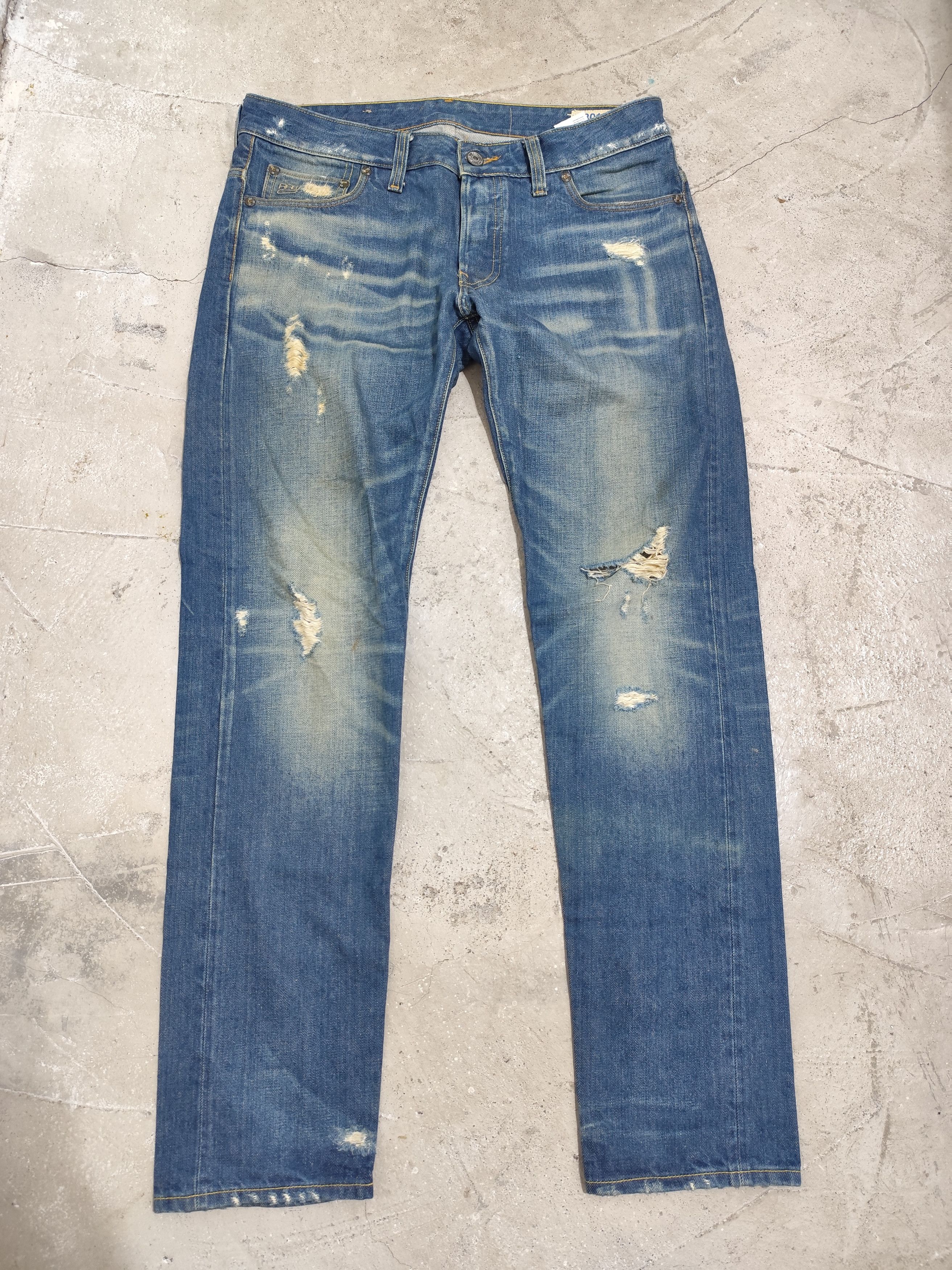 G-Star × If Six Was Nine G STAR RAW DENIM DISTRESS SELVEDGE Size US 34 / EU 50 - 1 Thumbnail