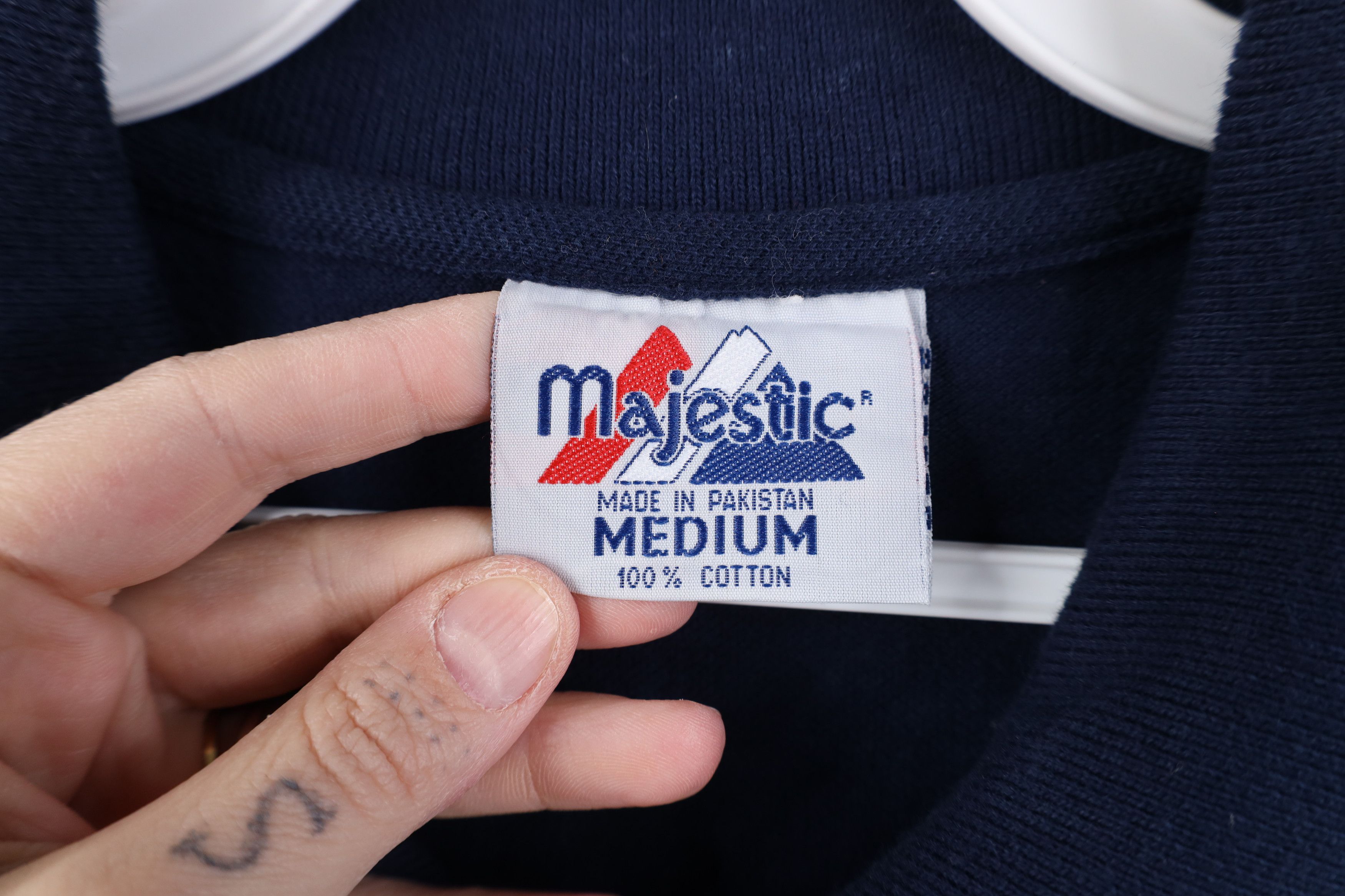 Majestic Vintage 90s Majestic Fit New York Yankees Baseball Golf Polo Size US M / EU 48-50 / 2 - 6 Thumbnail