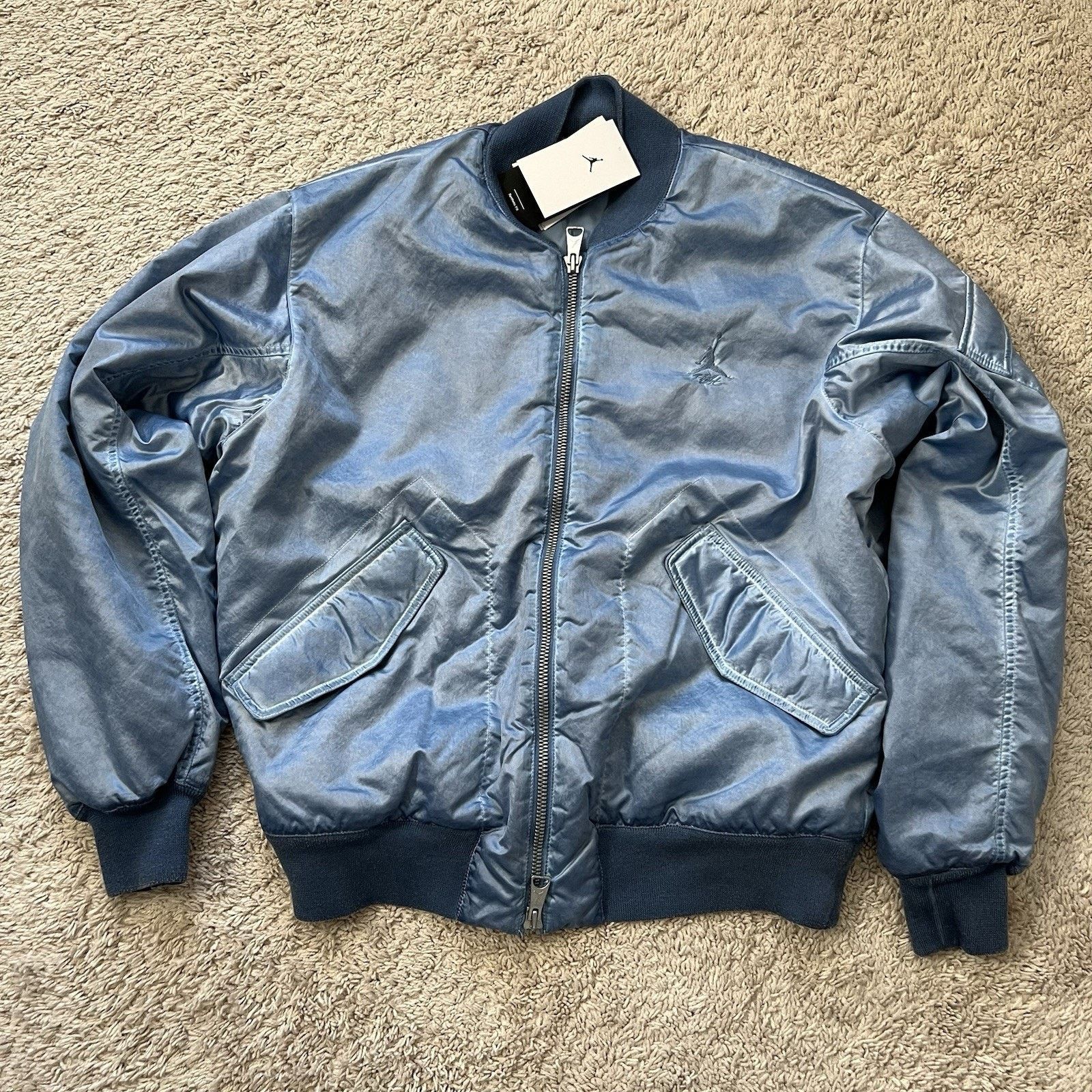 Nike Nike Jordan Essentials Renegade Bomber Jacket NC Blue Flight Size US M / EU 48-50 / 2 - 5 Thumbnail
