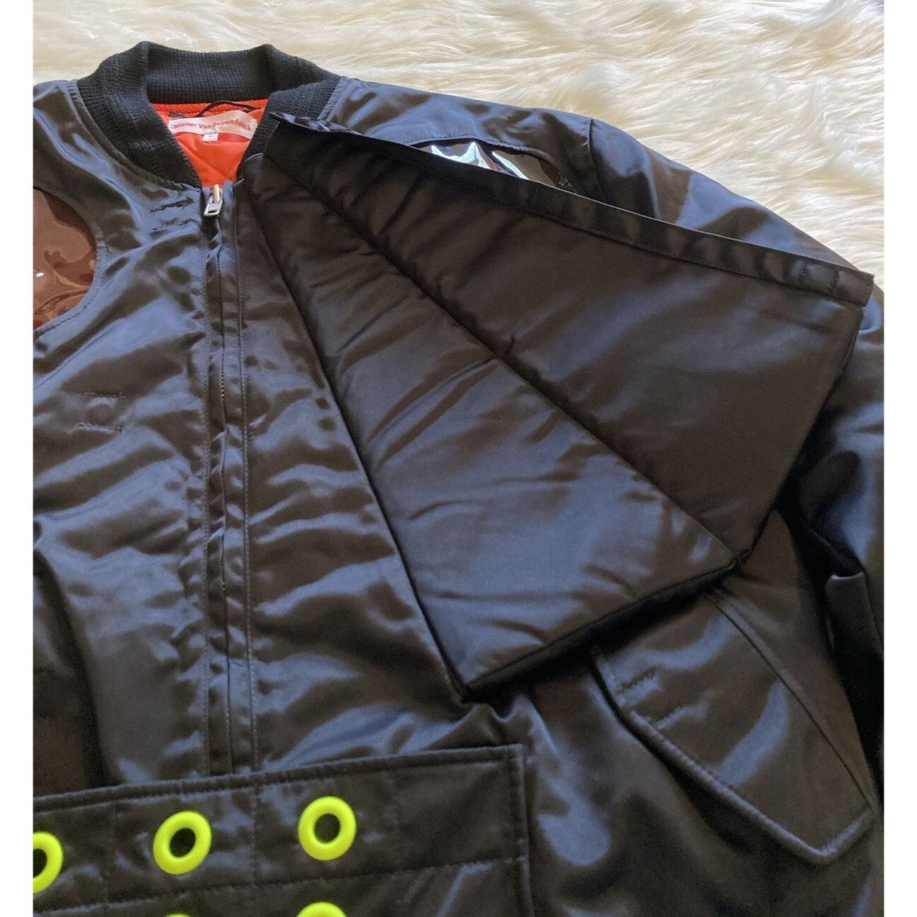 Walter Van Beirendonck Walter Van Beirendonck Mask Bomber Jacket Black Medium Size US M / EU 48-50 / 2 - 2 Thumbnail