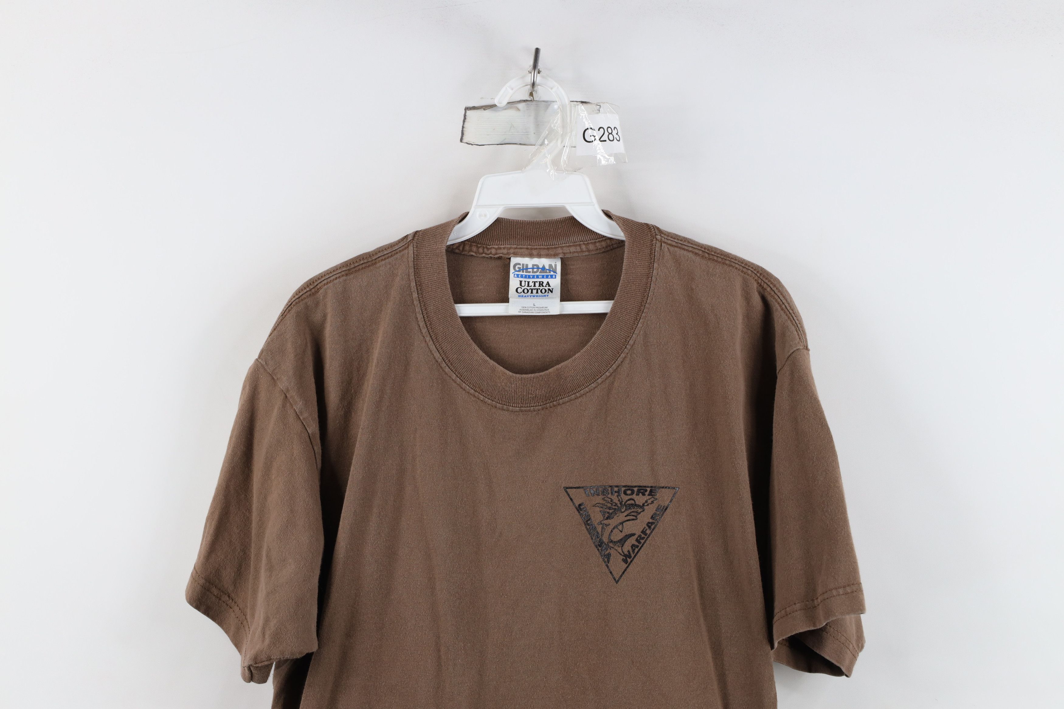 Vintage Vintage 90s Undersea Warfare Shark US Navy Military T-Shirt Size US L / EU 52-54 / 3 - 2 Thumbnail