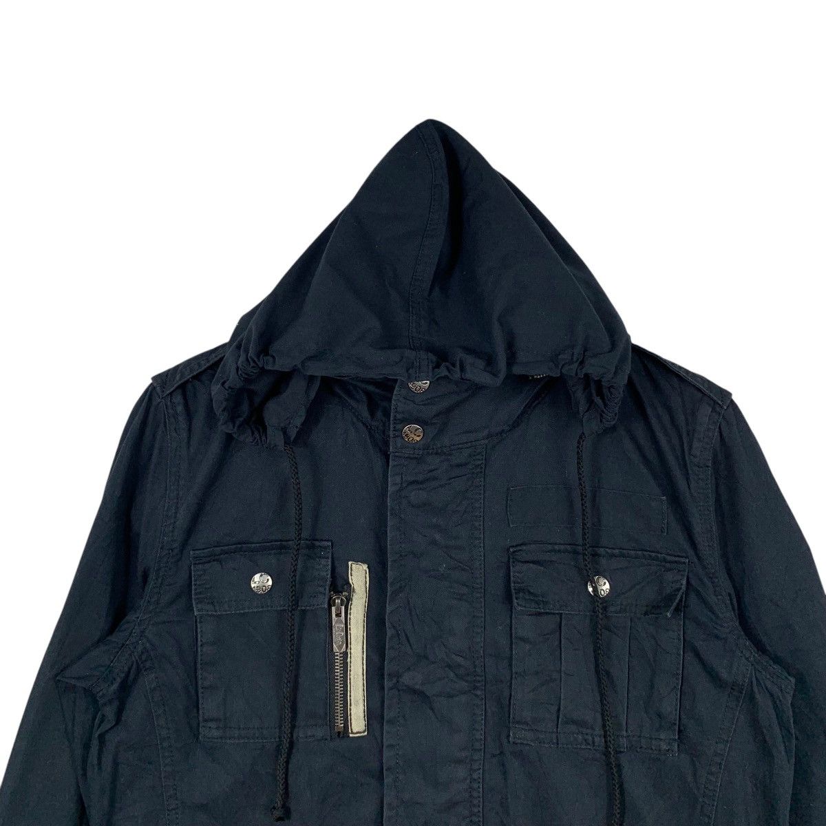 Vintage LEE COOPER American Casuawear Double Pocket Hoodie Jacket Size US L / EU 52-54 / 3 - 4 Thumbnail