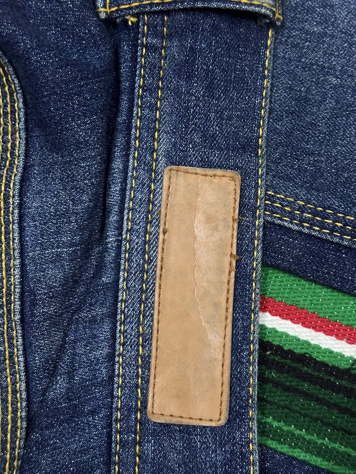 Japanese Brand 💥 Japanese Brand 💥 Vlow Denim Crazy Design 💥 Size US 32 / EU 48 - 6 Thumbnail