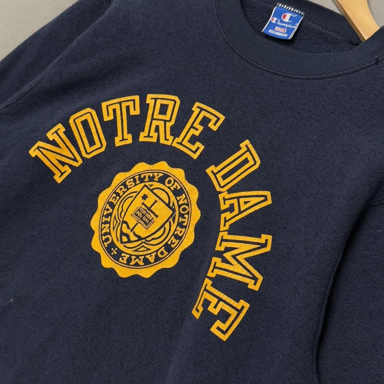 Champion Vintage Champion Running Man Notre Dame Sweatshirt Large Size US L / EU 52-54 / 3 - 2 Thumbnail