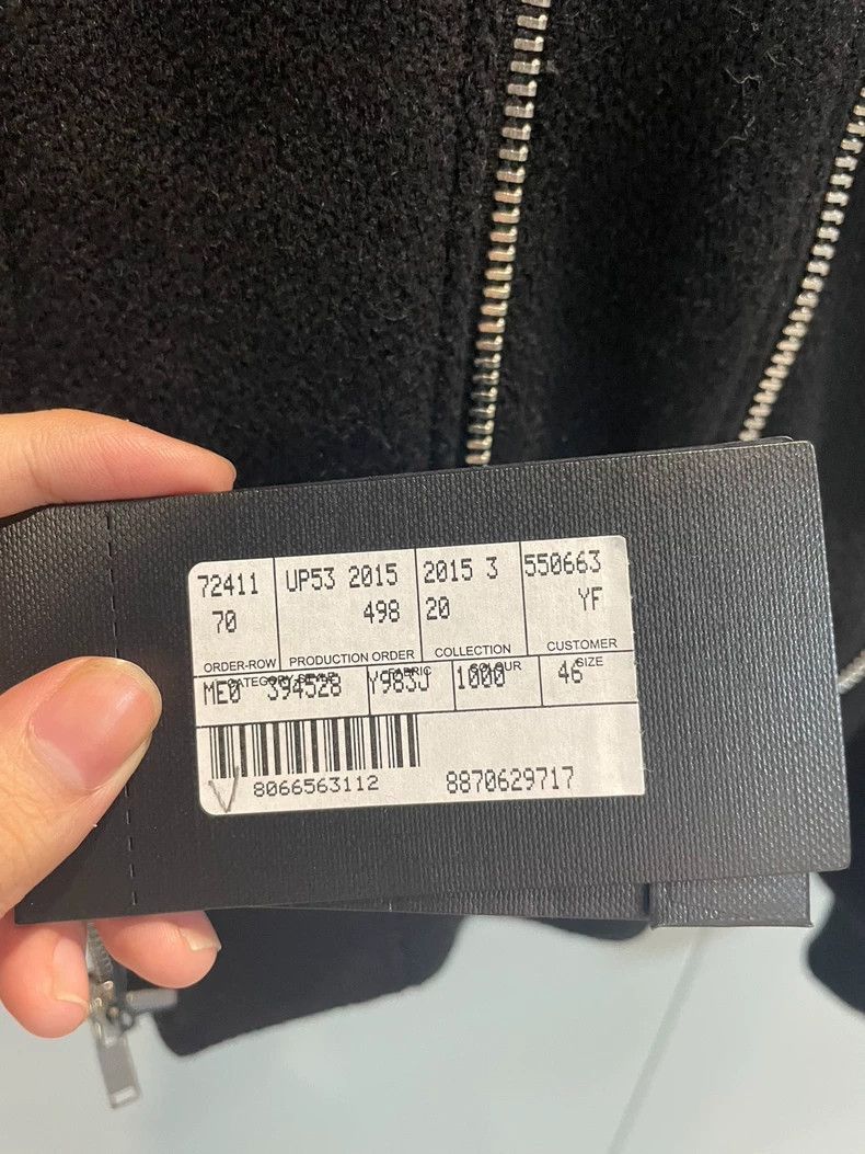 Saint Laurent Paris Saint Laurent Paris Wool silver zipper suit jacket-2506 Size US S / EU 44-46 / 1 - 5 Thumbnail