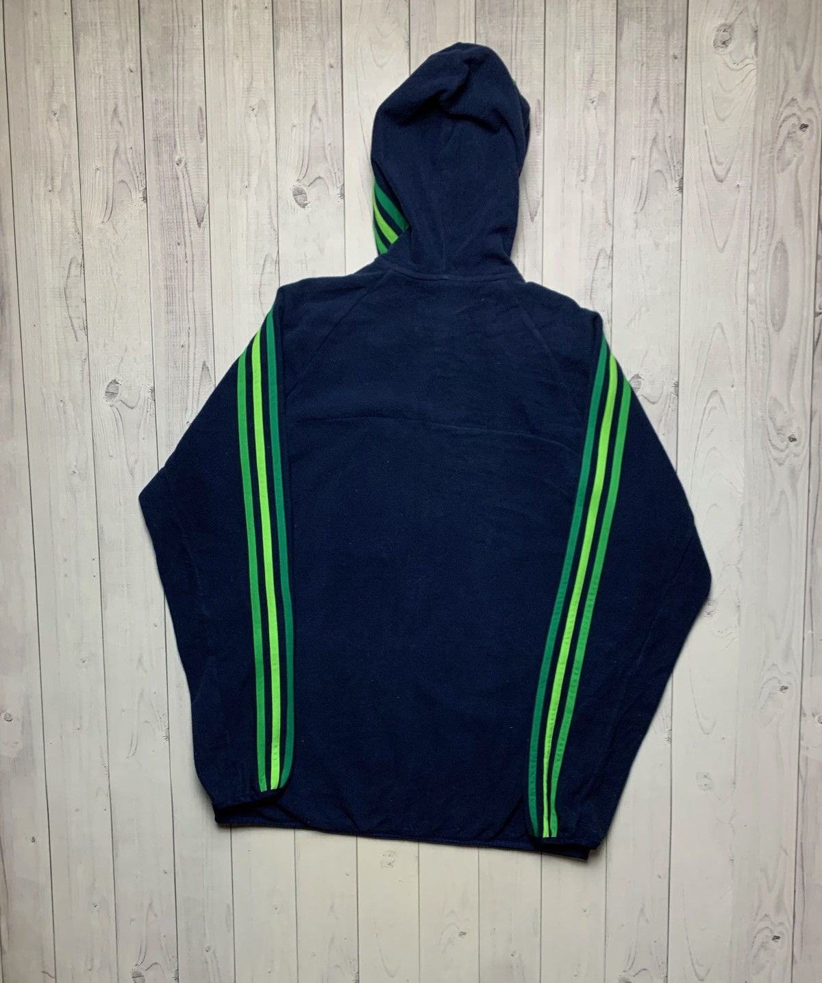 Adidas × Vintage Vintage adidas essentials performance green line fleece L Size US L / EU 52-54 / 3 - 2 Thumbnail