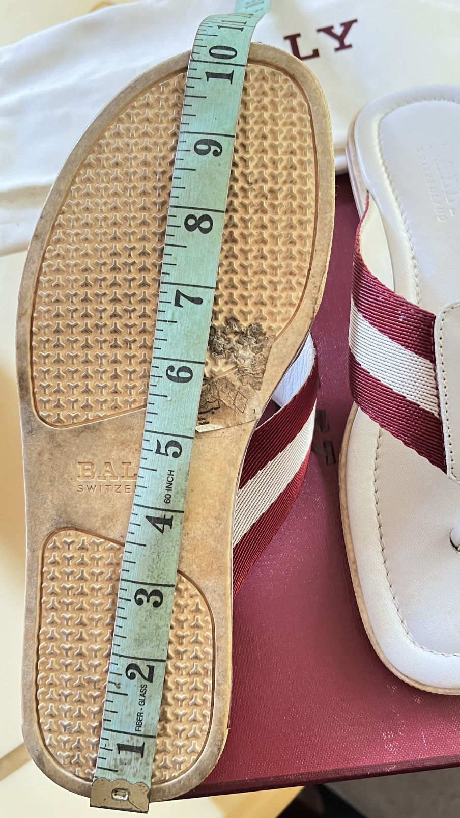 Bally RED BALLY BORDER - T/08 Size US 7 / EU 40 - 7 Thumbnail