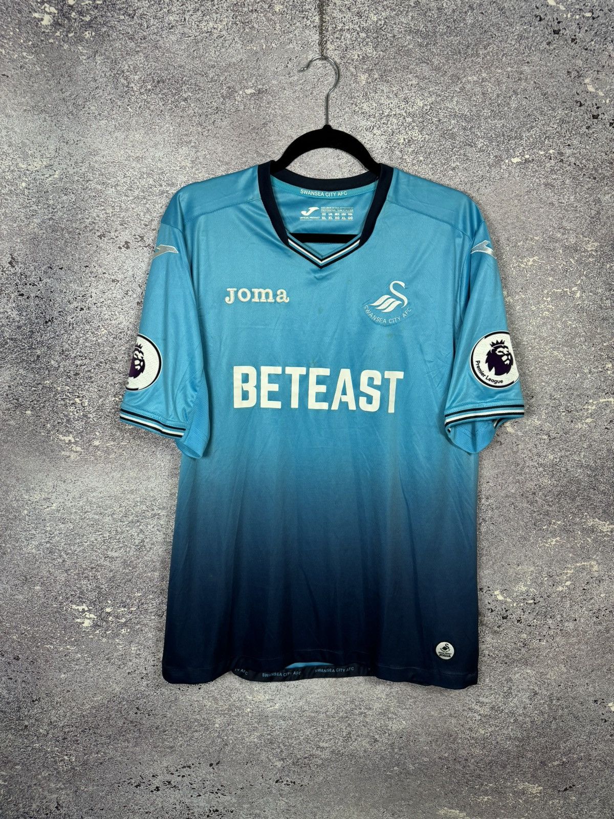 Joma × Vintage Vintage Swansea City 2016/17 Joma Away Soccer Jersey Size US XL / EU 56 / 4 - 1 Thumbnail
