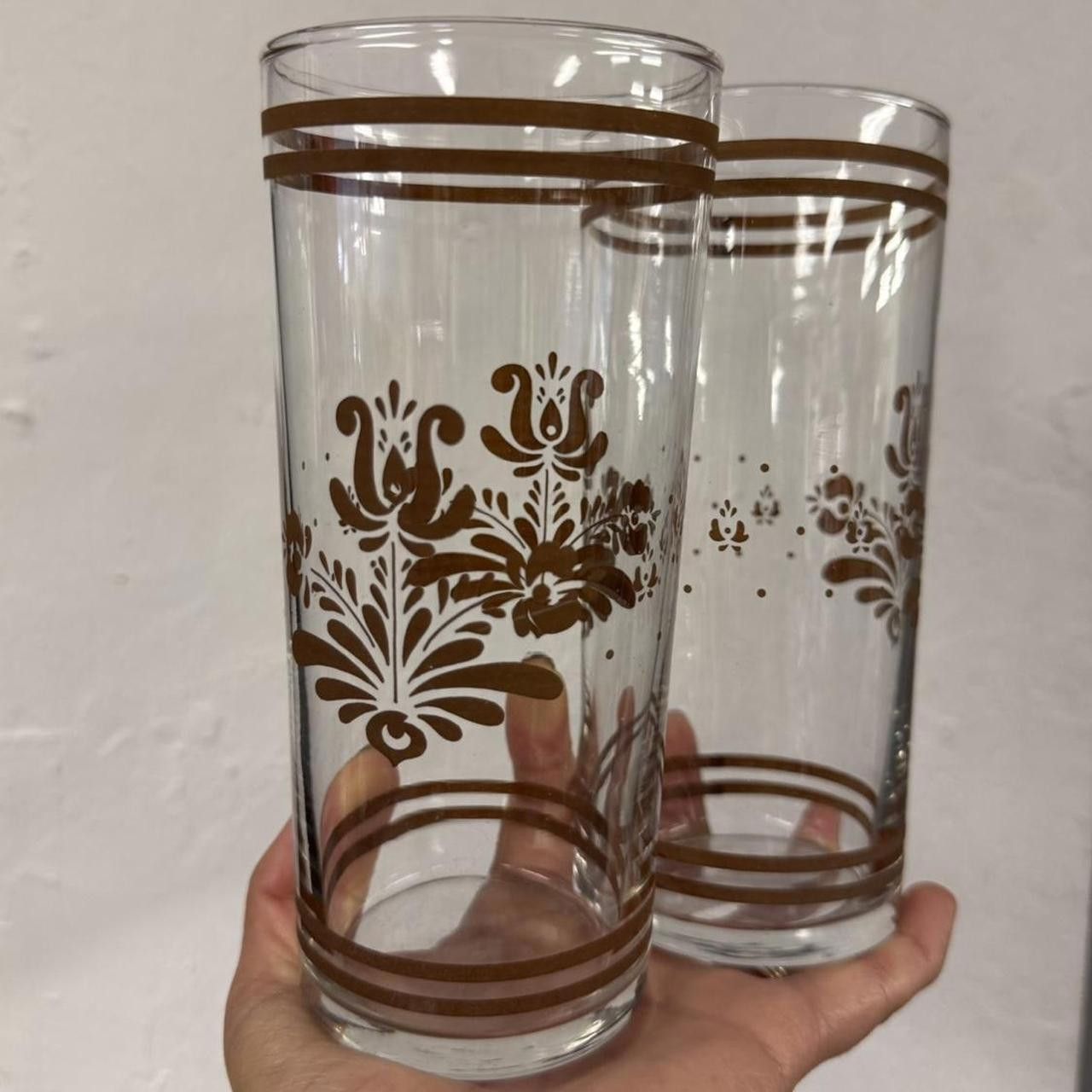 Designer Set of 2 Filagree Glasses Size ONE SIZE - 3 Thumbnail