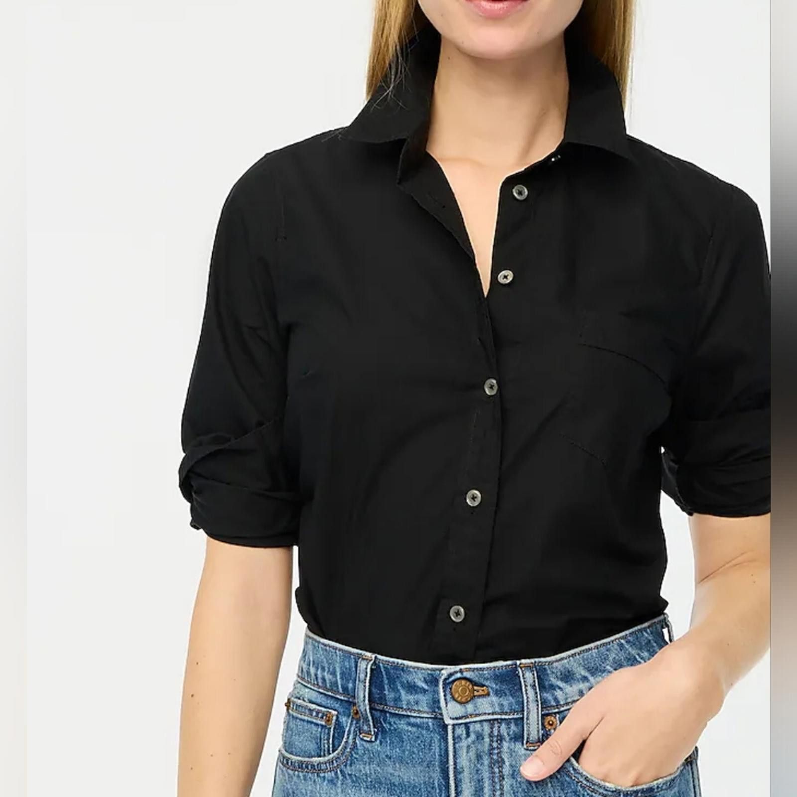J.Crew J Crew Button-up Cotton Poplin Shirt Size M / US 6-8 / IT 42-44 - 1 Thumbnail