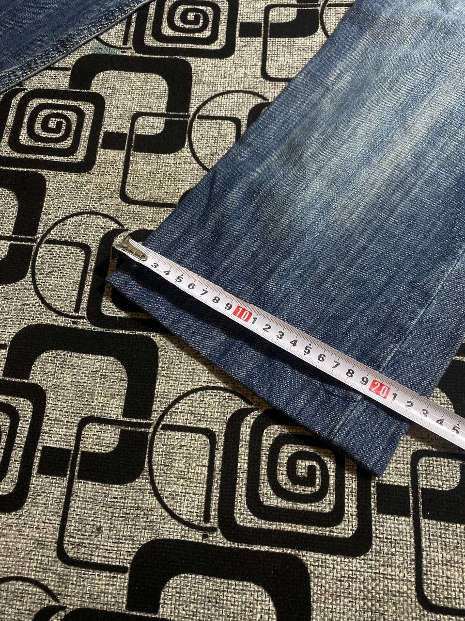 Other Crazy Crash Dirty Baggy Faded Jean Japan Avant Garde Style Size US 28 / EU 44 - 5 Thumbnail
