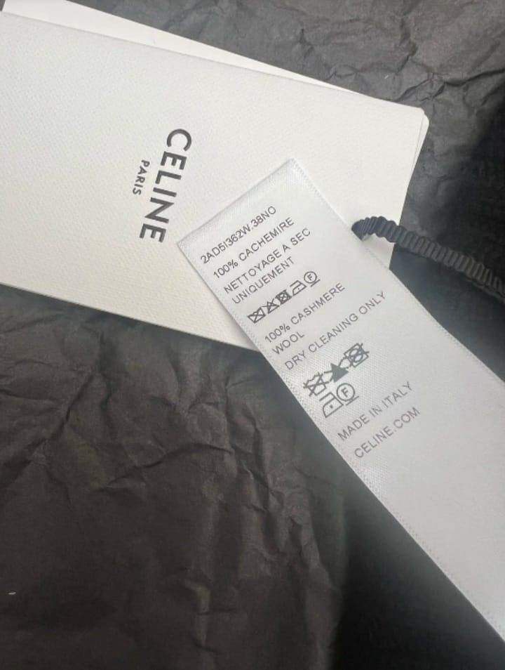 Celine Céline Triomphe Cashmere Beanie Size ONE SIZE - 7 Thumbnail