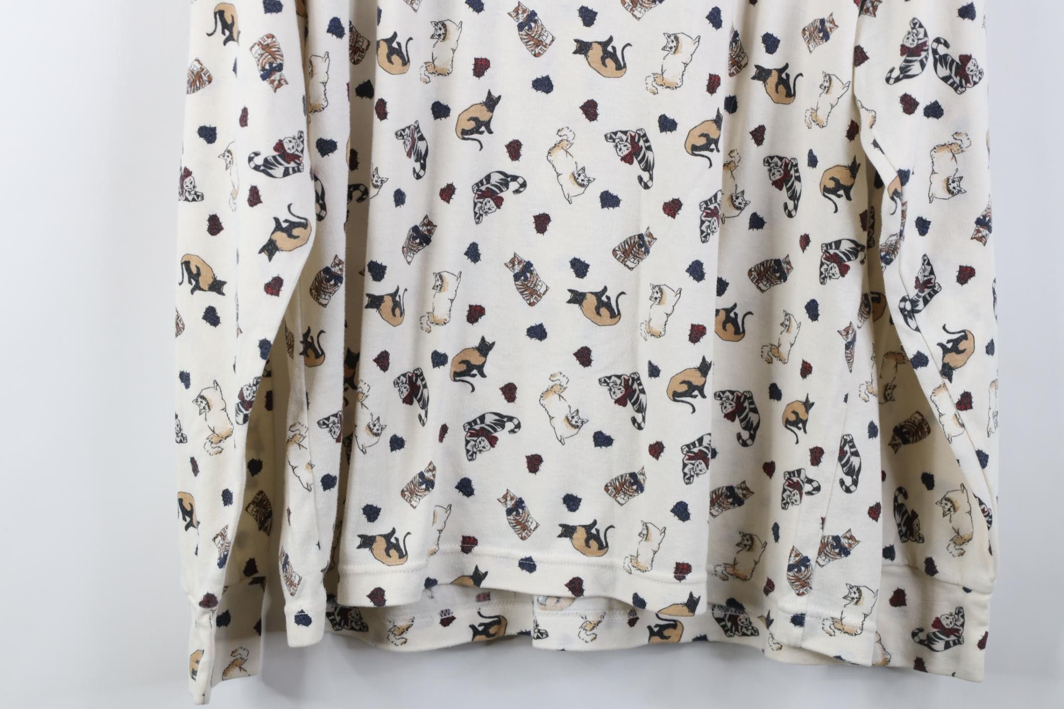 Vintage Vintage 90s Streetwear Cat Kitten All Over Print T-Shirt Size M / US 6-8 / IT 42-44 - 11 Thumbnail
