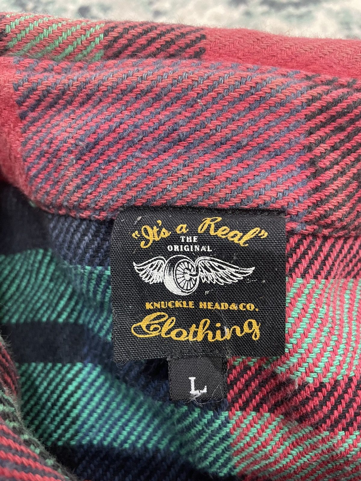Bare Knuckles Knuckles Head & Co Heavy Cotton Flannel Size US L / EU 52-54 / 3 - 10 Thumbnail