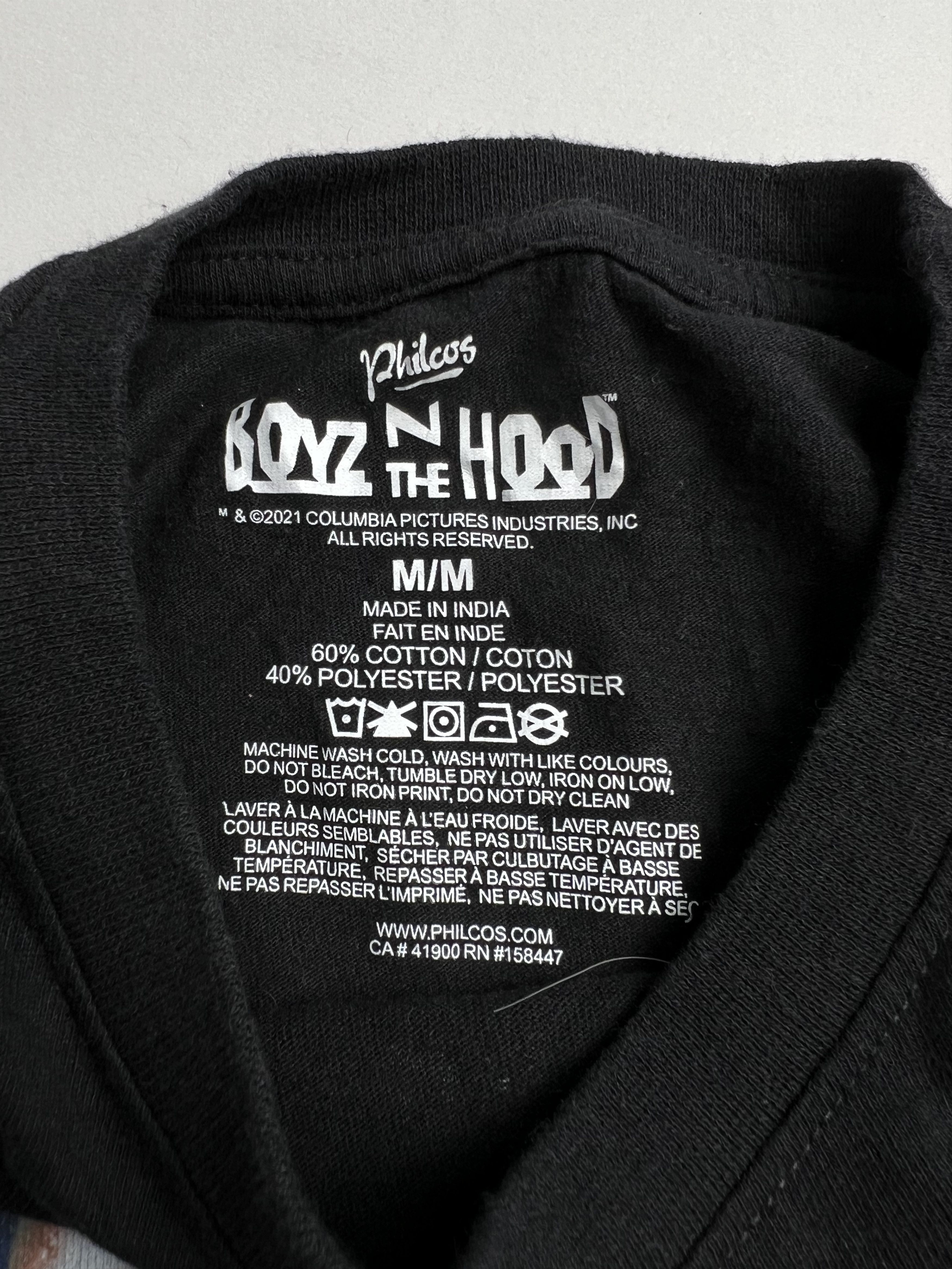 Band Tees × Rap Tees BOYZ N THE HOOD LONG SLEEVES T-SHIRT Size US M / EU 48-50 / 2 - 3 Thumbnail
