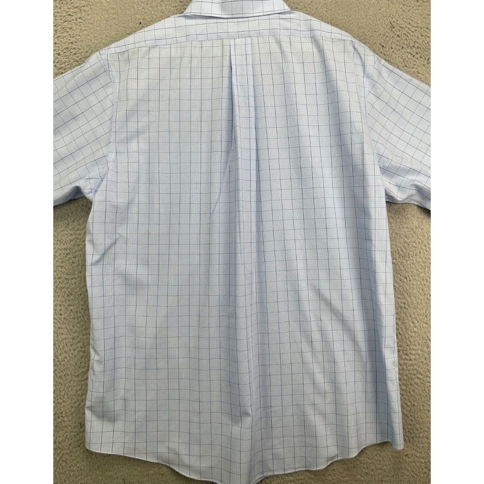 Brooks Brothers Brooks Brothers Shirt Mens 17.5 4-5 1818 Blue Regent Non Iron Dress 100% Cotton Size 48R - 4 Thumbnail
