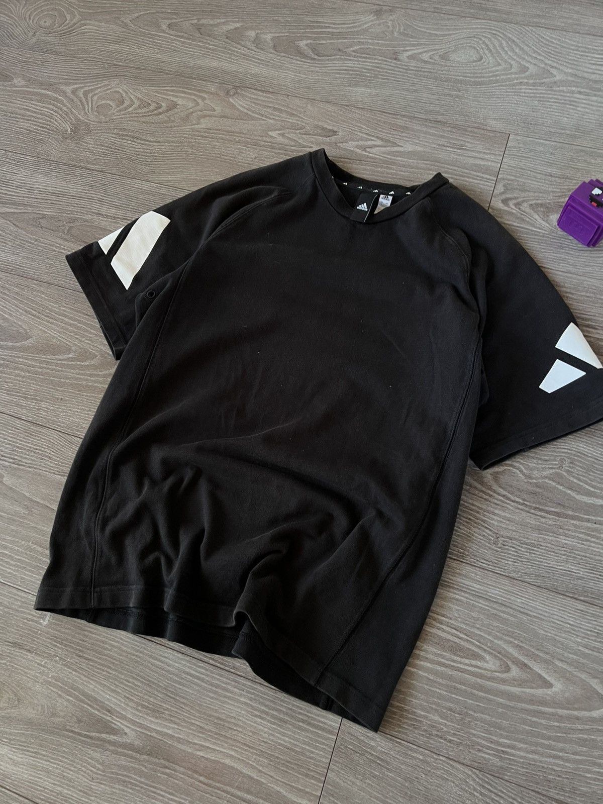 Adidas Rare Adidas EQT Style Big Logo Hard Cotton Active Men’s Tee Size US M / EU 48-50 / 2 - 9 Thumbnail