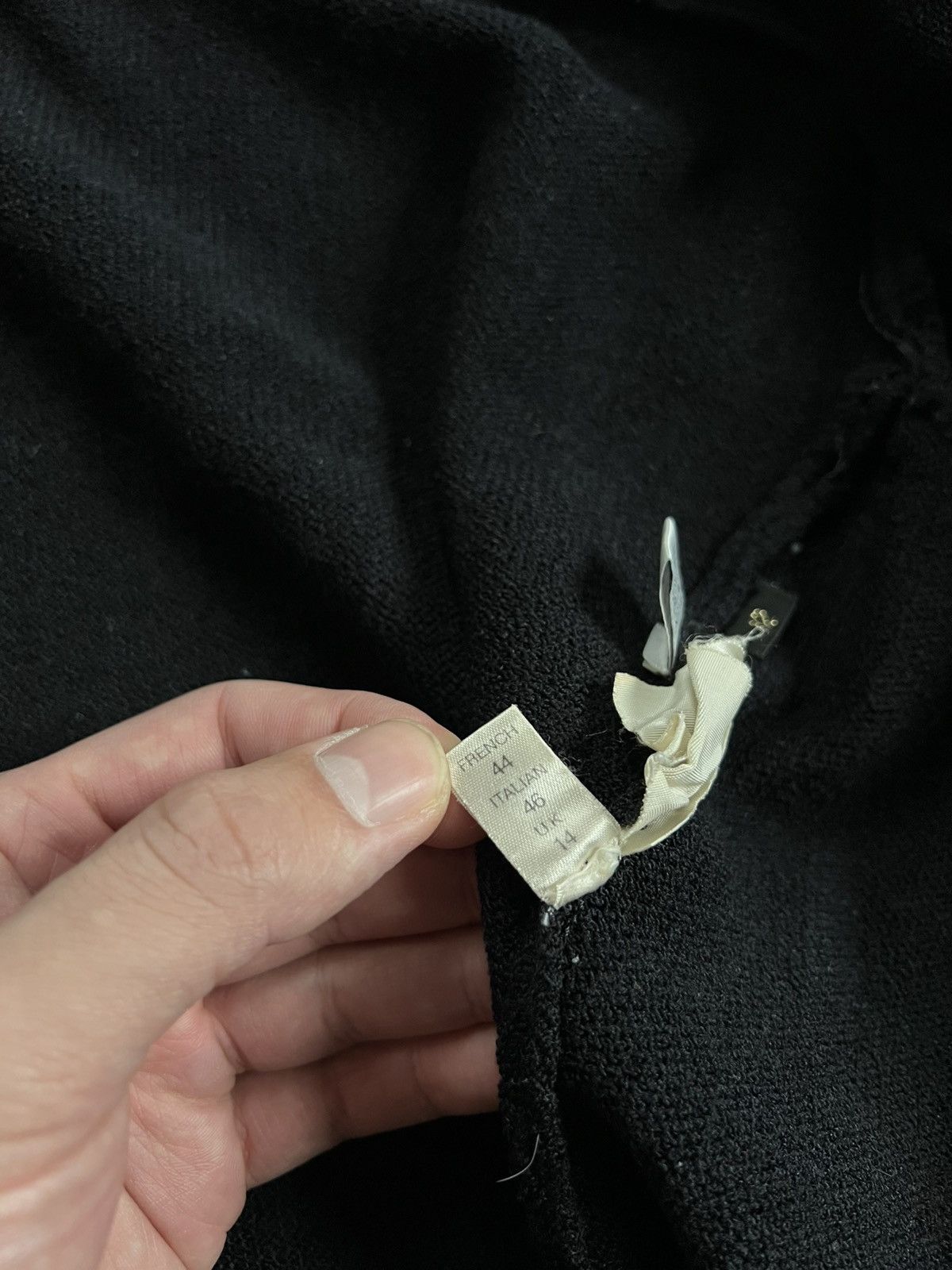 St. John St John Basics Black Santana Knit One-Button Blazer Jacket Size L / US 10 / IT 46 - 7 Thumbnail
