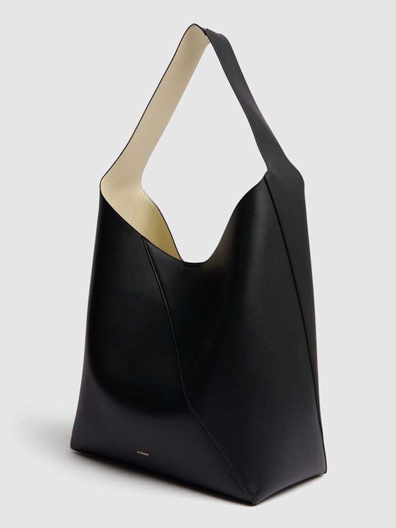 Jil Sander o1w1db10825 Size: OS / Leather Shoulder Bag in Black Size ONE SIZE - 3 Thumbnail