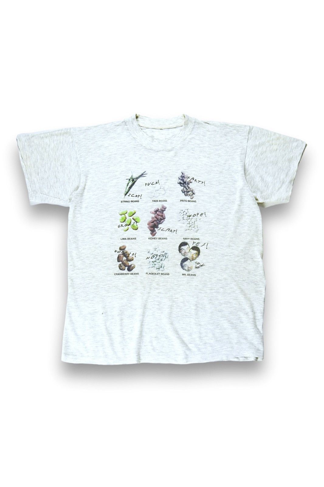 Fuck Art, Make Tees 90s Vintage Mr Bean Funny Face Thin T-Shirt Size US L / EU 52-54 / 3 - 5 Thumbnail