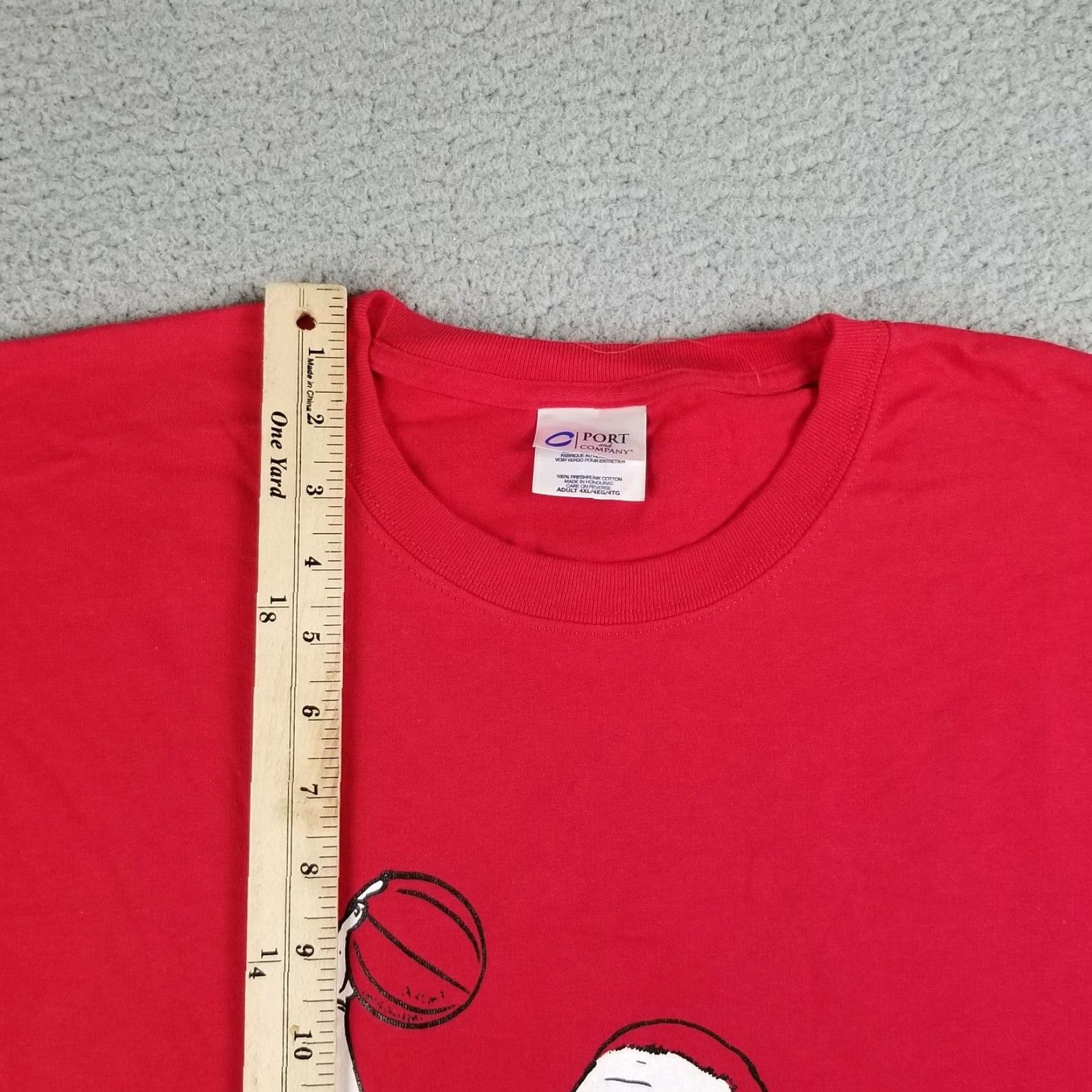 Vintage VINTAGE Dennis Rodman T-Shirt Men 4XL Short Sleeve Solid Red NBA The Worm #91 Size US XXL / EU 58 / 5 - 4 Thumbnail