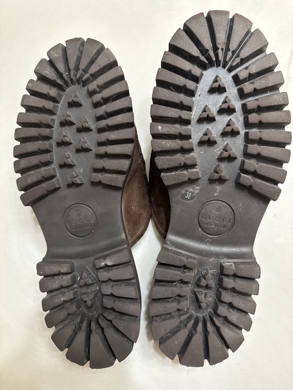 Gucci Gucci Horsebit Lug Sole Leather Loafers Made in Italy–EU 38 Size US 8 / IT 38 - 8 Thumbnail