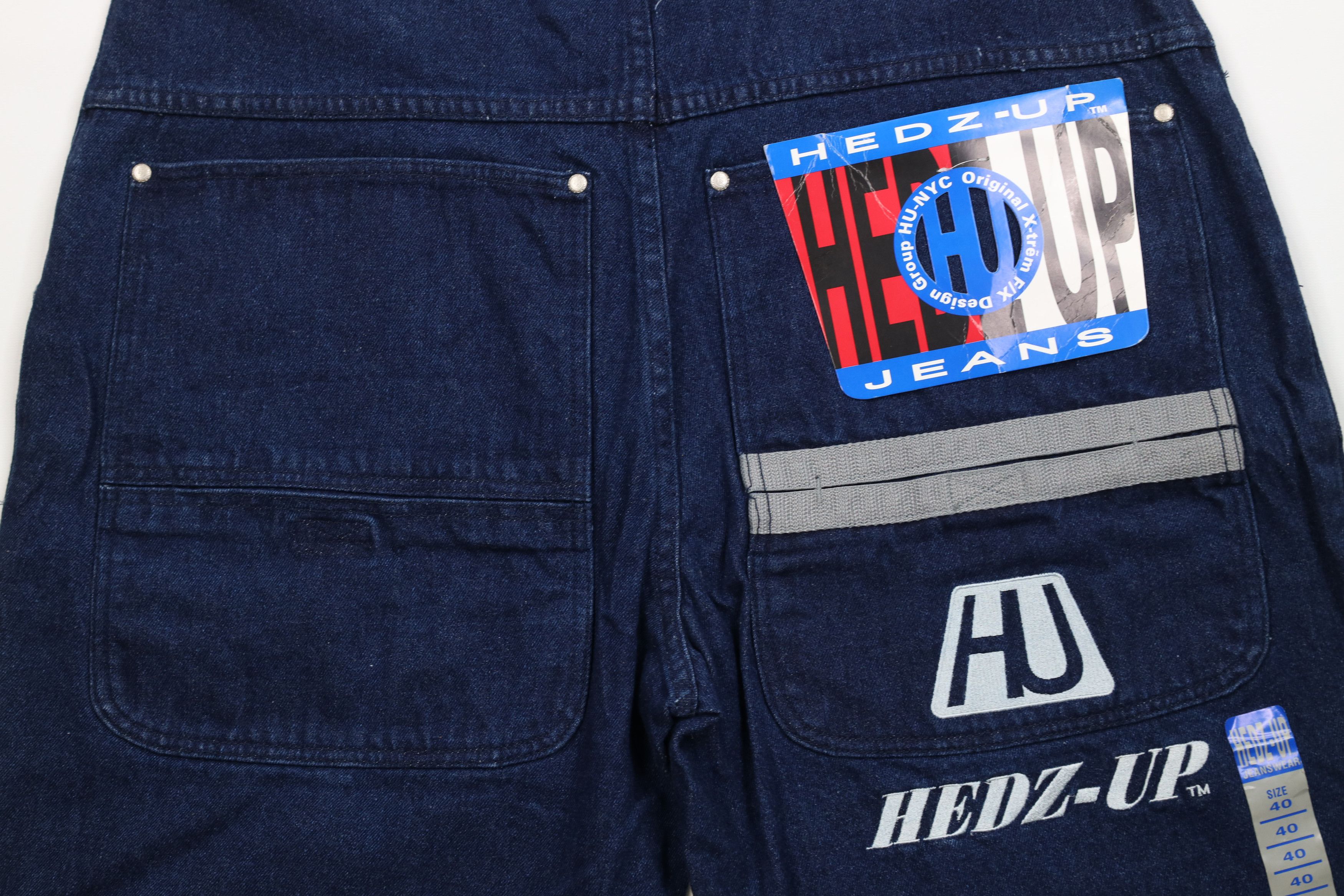 Vintage Deadstock Vintage 90s Streetwear Fit Denim Jean Shorts Blue Size US 40 / EU 56 - 10 Thumbnail