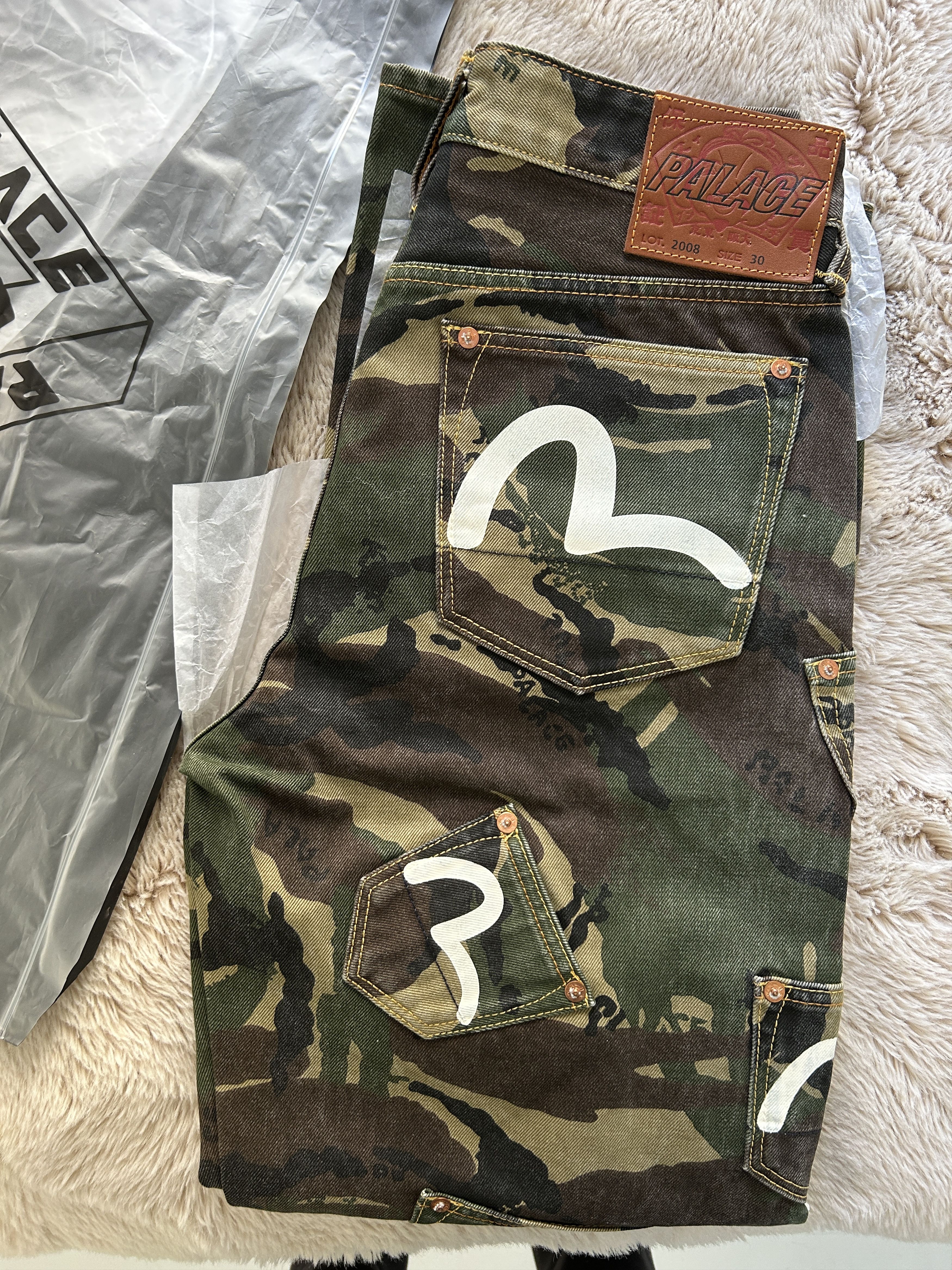 Evisu × Palace Palace x Evisu Denim Jean Camo Size US 30 / EU 46 - 7 Thumbnail