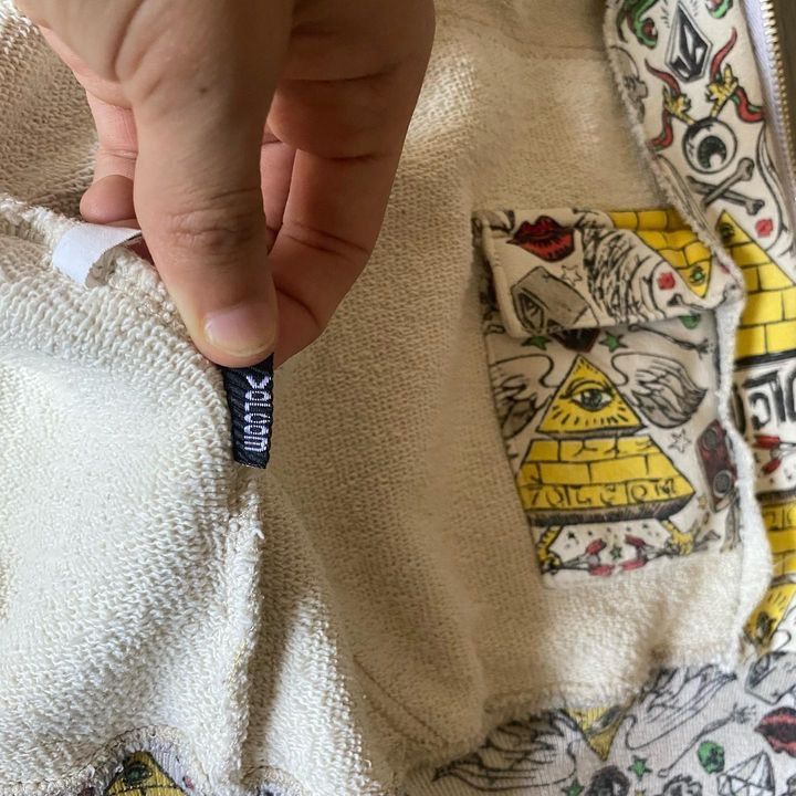Sweat à Capuche Volcom X Ryan Sheckler - Taille L - Fermeture Éclair Complète - Occasion Très Bon État