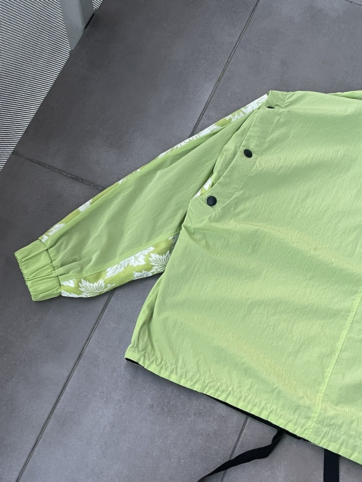 Japanese Brand !DS! AW22 Zsigmond Kassa Acid Green Jacket Coat Size US M / EU 48-50 / 2 - 19 Thumbnail
