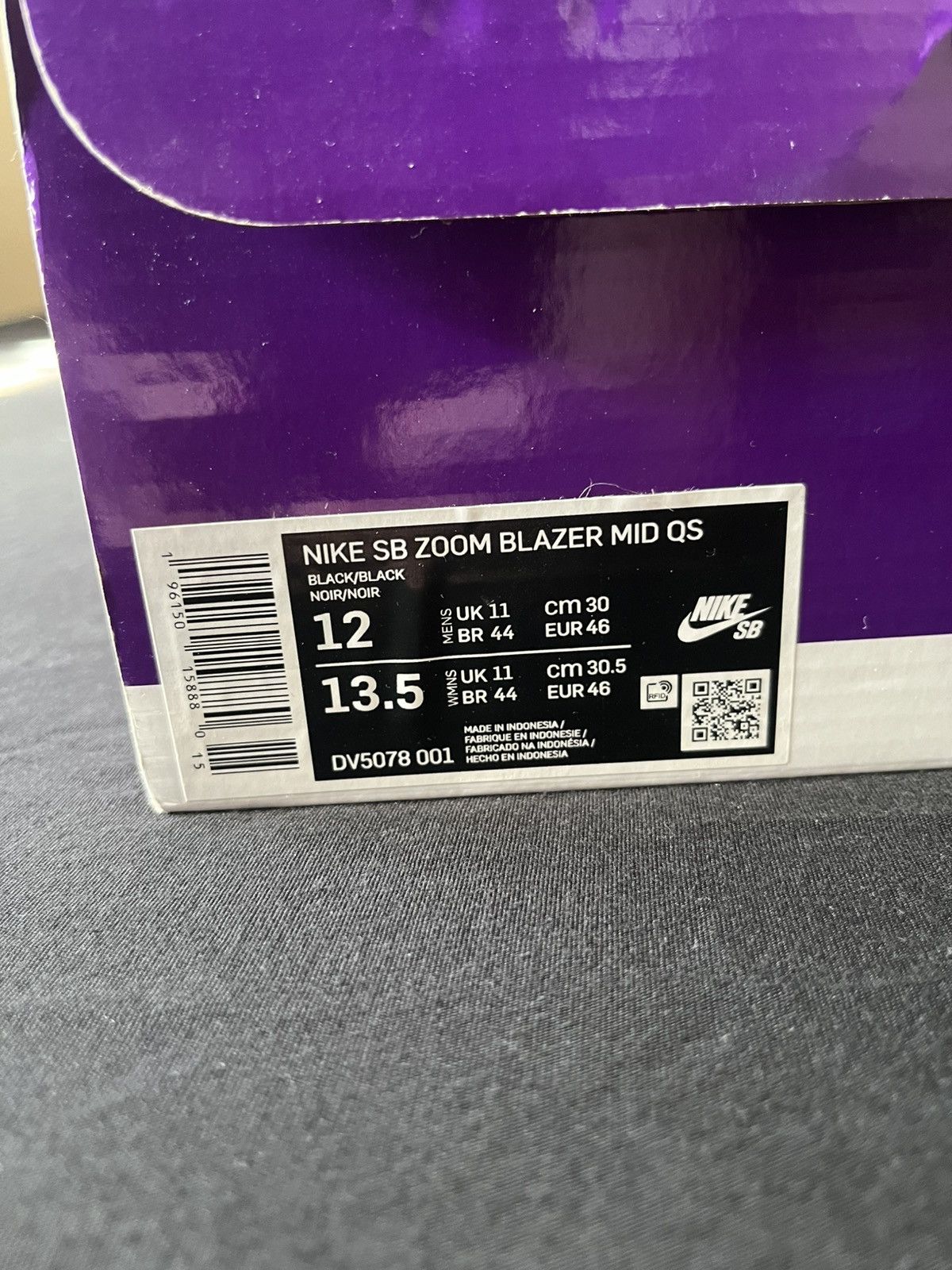Nike × Supreme Supreme/Nike SB Blazer Mid Size US 12 / EU 45 - 8 Thumbnail