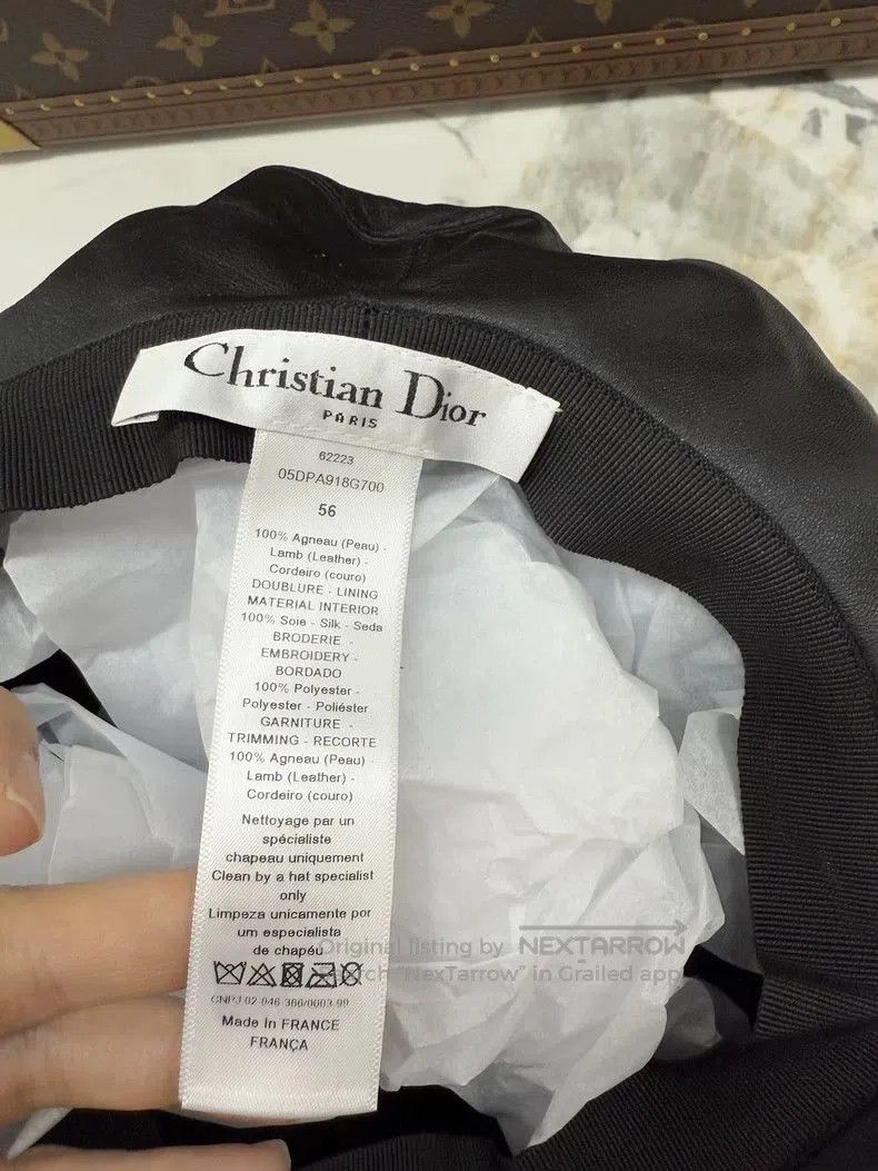 Dior Dior Leather Artist Cap. Size ONE SIZE - 3 Thumbnail