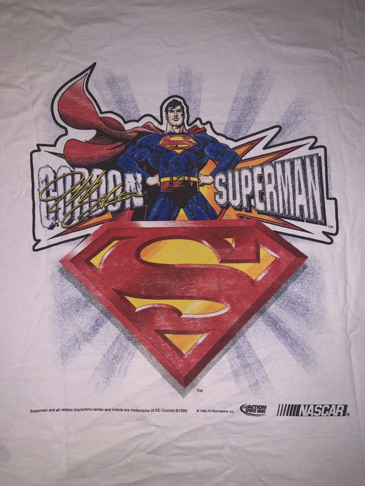Chase Authentics Vintage 1999 Jeff Gordon x Superman NASCAR - Size L Size US L / EU 52-54 / 3 - 5 Thumbnail