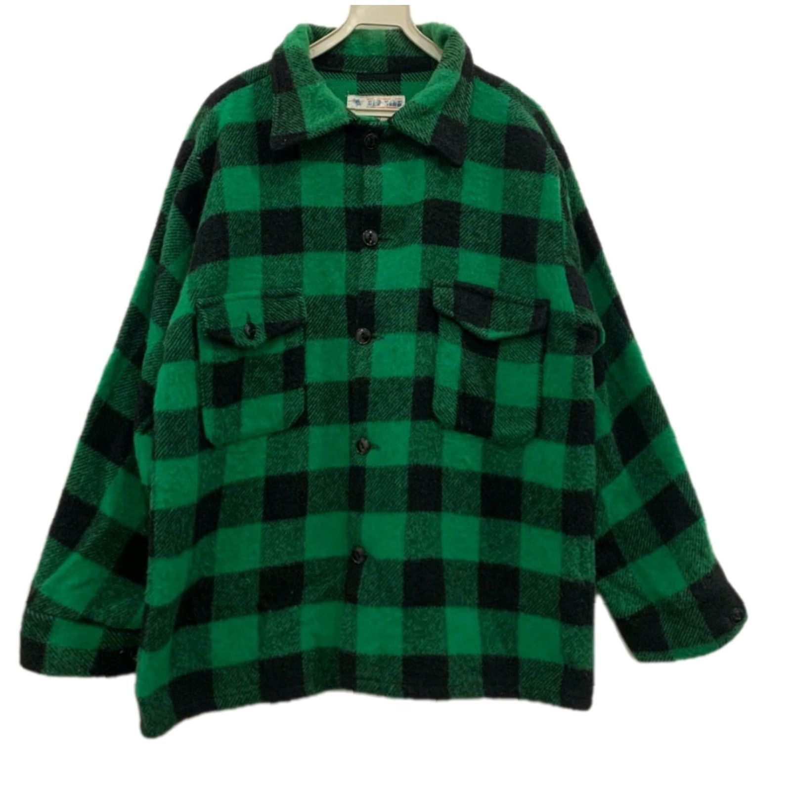Vintage VINTAGE Big Bill Jacket Mens Wool Buffalo Plaid Green Black Canada L Size US L / EU 52-54 / 3 - 2 Thumbnail